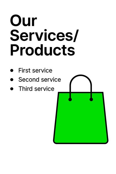Minimalist Service/Product Overview Graphic