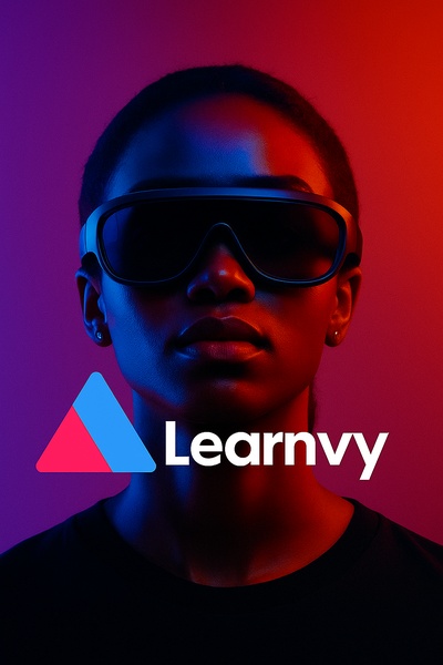 Stylish Portrait with Bold Colors and Geometry