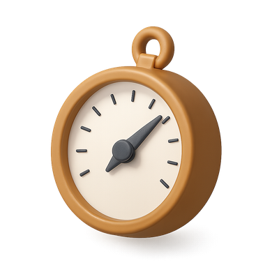 Stylish 3D Barometer Icon with Isometric Design