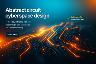 Dynamic Abstract Circuit Cyberspace Design for Tech Industries