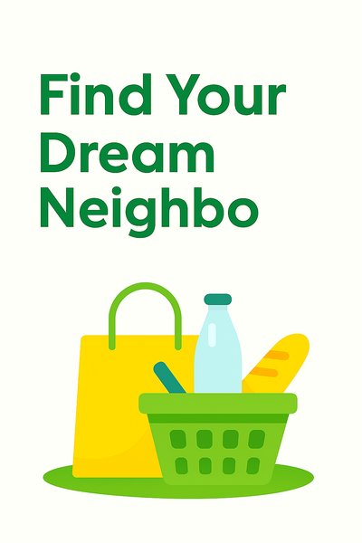 Vibrant Graphic for Community Shopping Initiative