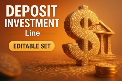 Investment Promotion Graphic with Dollar Symbol