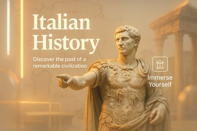 Promotional Graphic for Italian History Exploration