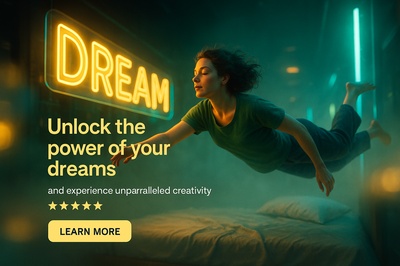 Dynamic Neon Carousel Slide on Dreams
