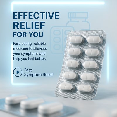 Over-the-Counter Medication Packaging with Modern Design