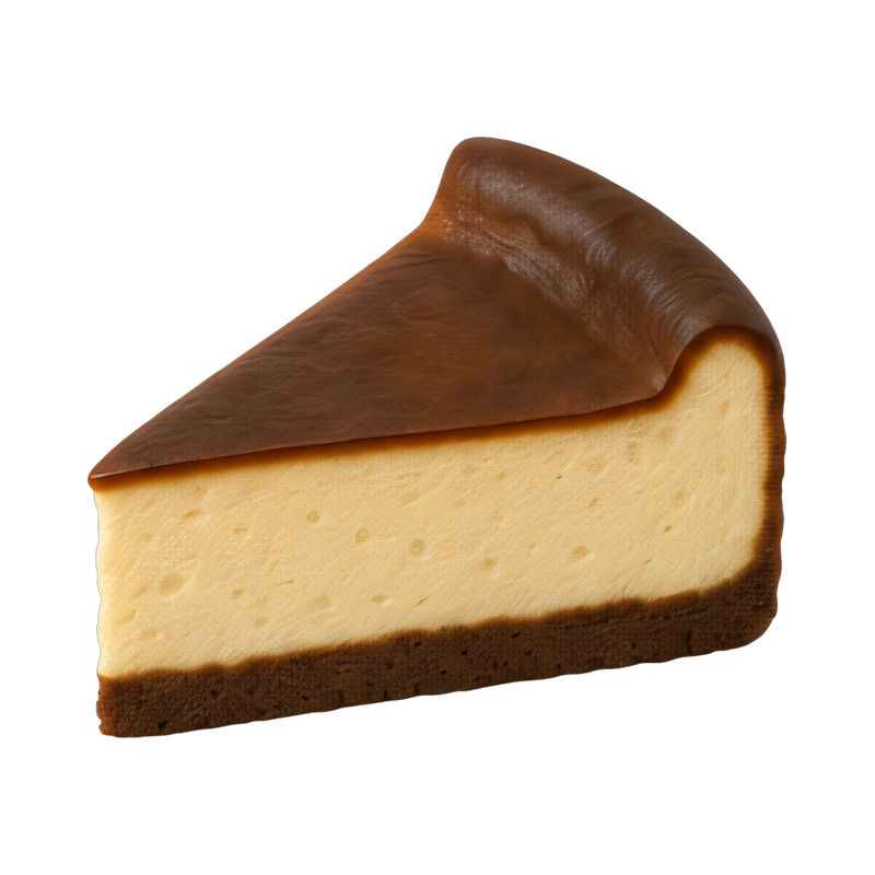 delicious burnt basque cheesecake