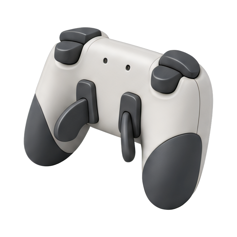 gaming controller with back paddles