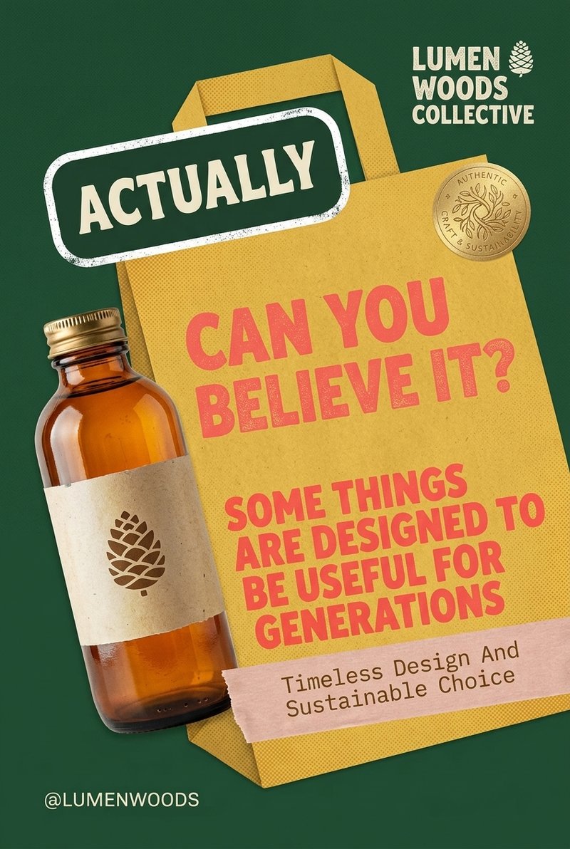 Lumen Woods Collective Bottle Design