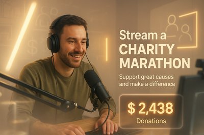 Promotional Graphic for Charity Streaming Event