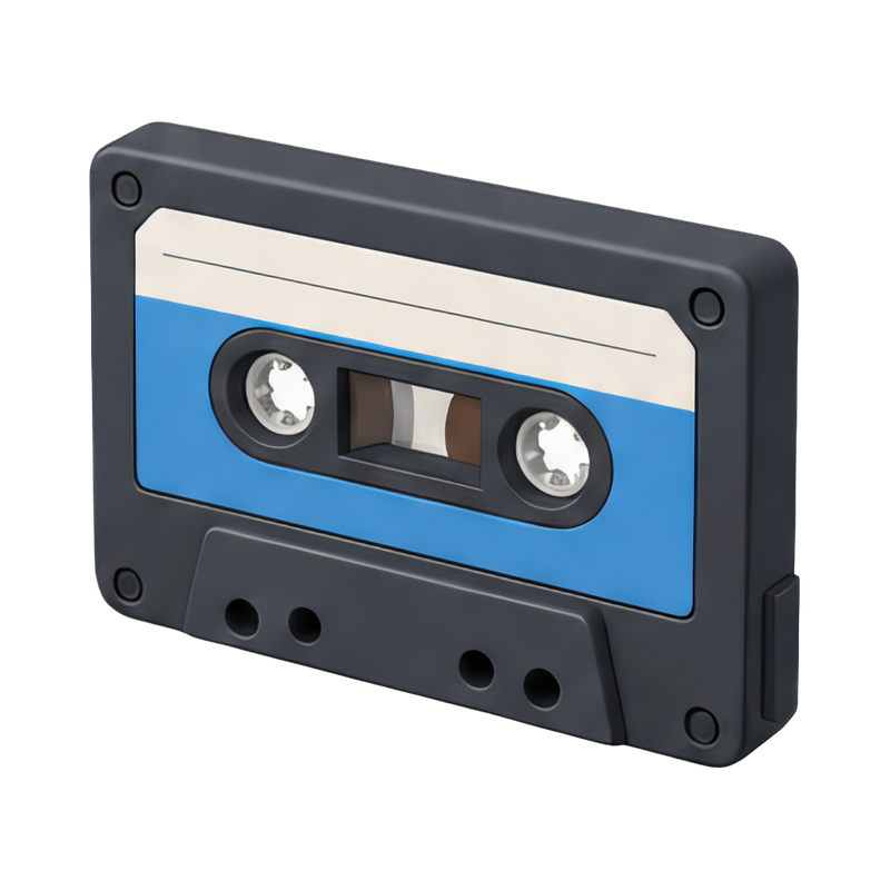 retro cassette tape