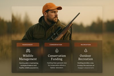 Stylish Web Design for Hunting Conservation Themes