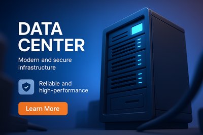 Promotional Graphic for Data Center Services