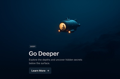 Exploring the Deep: A Submarine Adventure Scene