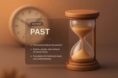 3D Illustration of Hourglass Representing the Concept of Time