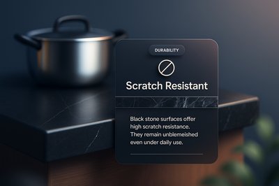 The Allure of Black Stone Surfaces in Modern Design