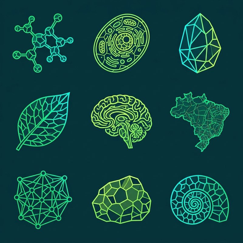abstract voronoi pattern design