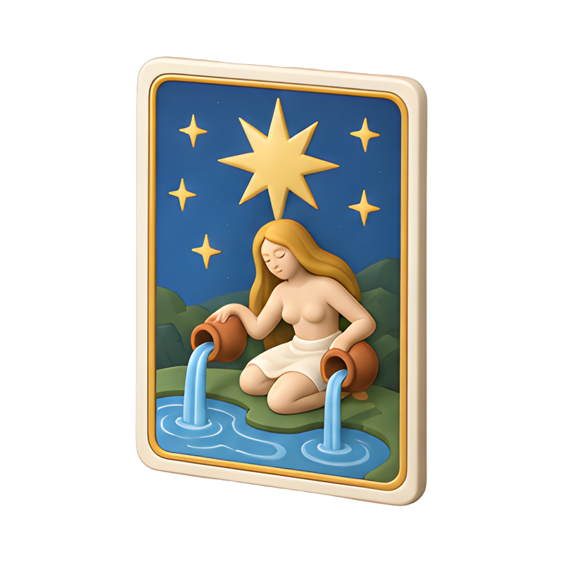 star tarot card design