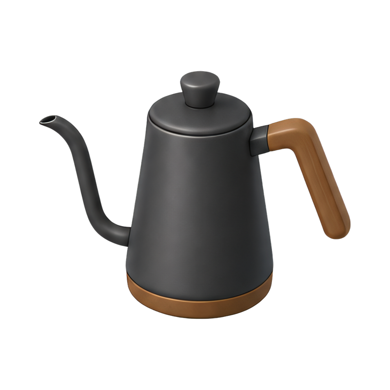 sleek gooseneck kettle design