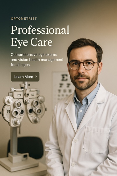 Stylish Optometrist Image for Eye Care Services