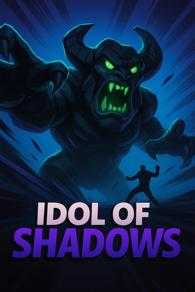 Dynamic Idol of Shadows in Bold Composition