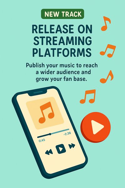 Promotional Graphic for Music Release on Streaming Platforms