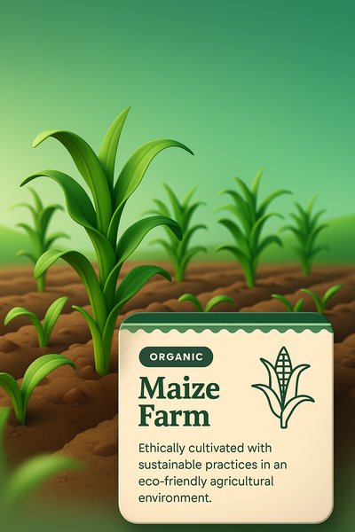 Organic Maize Farm with Sustainable Practices