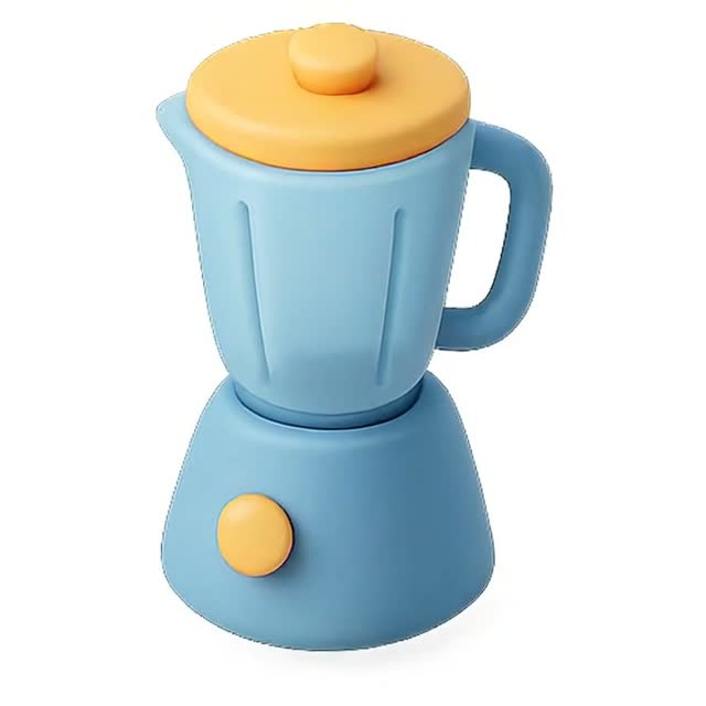 Colorful Blue Blender Stock Footage for Kitchen Use