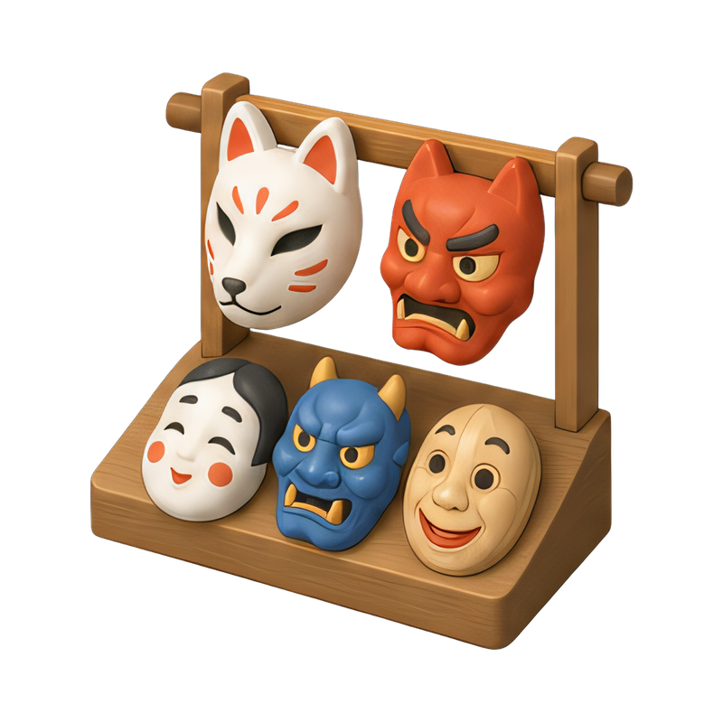 stylish mask display stand