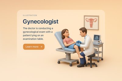 Detailed 3D Scene of a Gynecological Examination