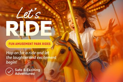 Exciting Carousel Ride: Joy and Fun at the Amusement Park