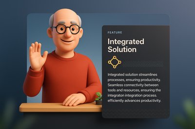 3D Feature Page Design with Integrated Solution