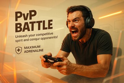 Gaming Promotion Graphic for PvP Battle Event