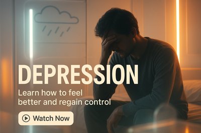Emotional Support Video Thumbnail on Depression Awareness