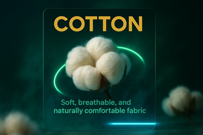 Neon Accents Highlighting Cotton Fabric Features