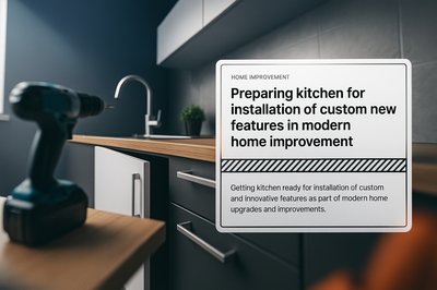 Modern Home Improvement: Kitchen Installation Preparation