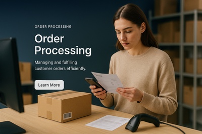 Stylish Order Processing Interface Design