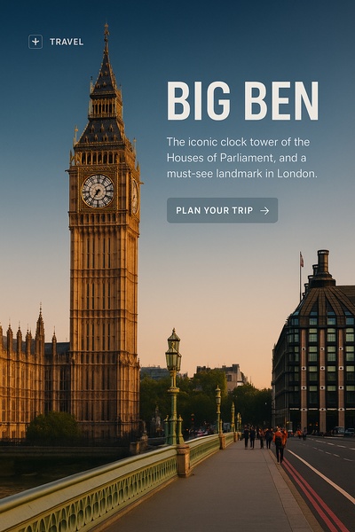 Big Ben: Iconic London Landmark for Travelers