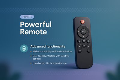 Powerful Remote Control with Advanced Features