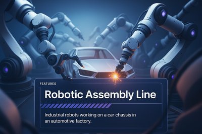 Dynamic Robotic Assembly Line in Automotive Factory
