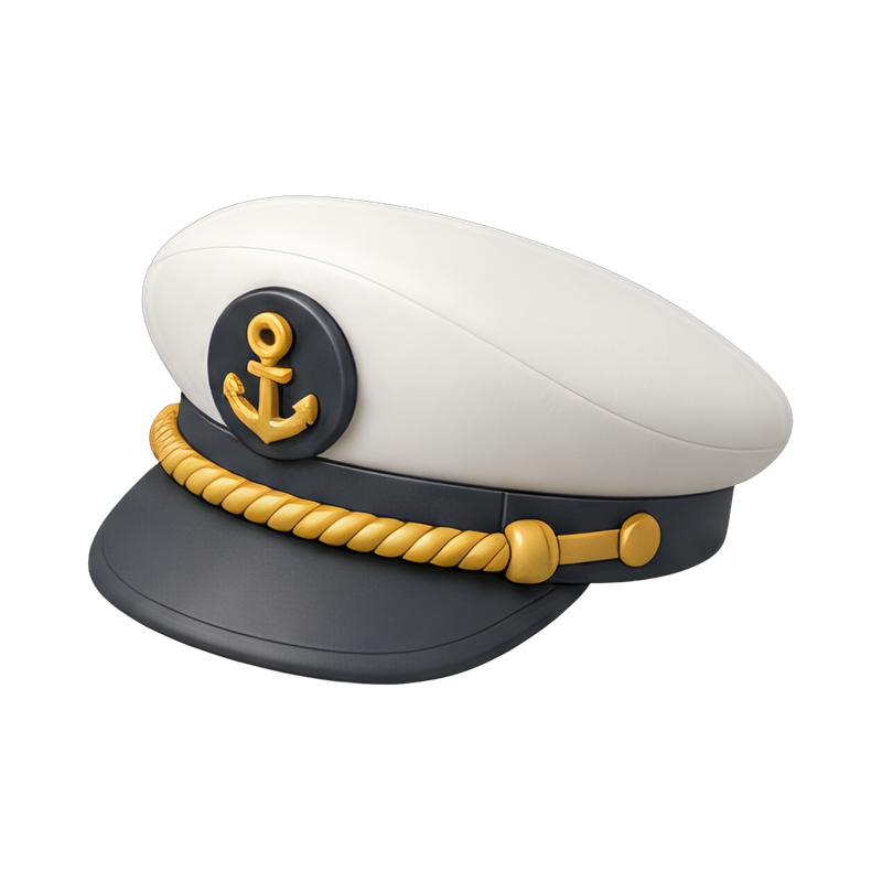 stylish captain's hat