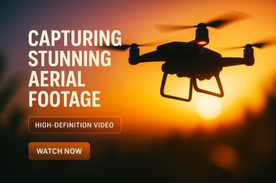 Promotional Image for Aerial Footage Video Content