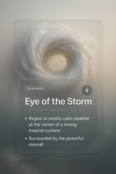 Eye of the Storm: Calm Weather Amidst Cyclone Chaos