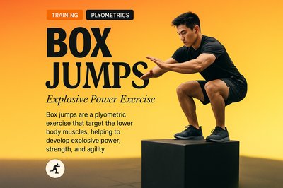 Dynamic Design for Box Jumps Exercise Landing Page