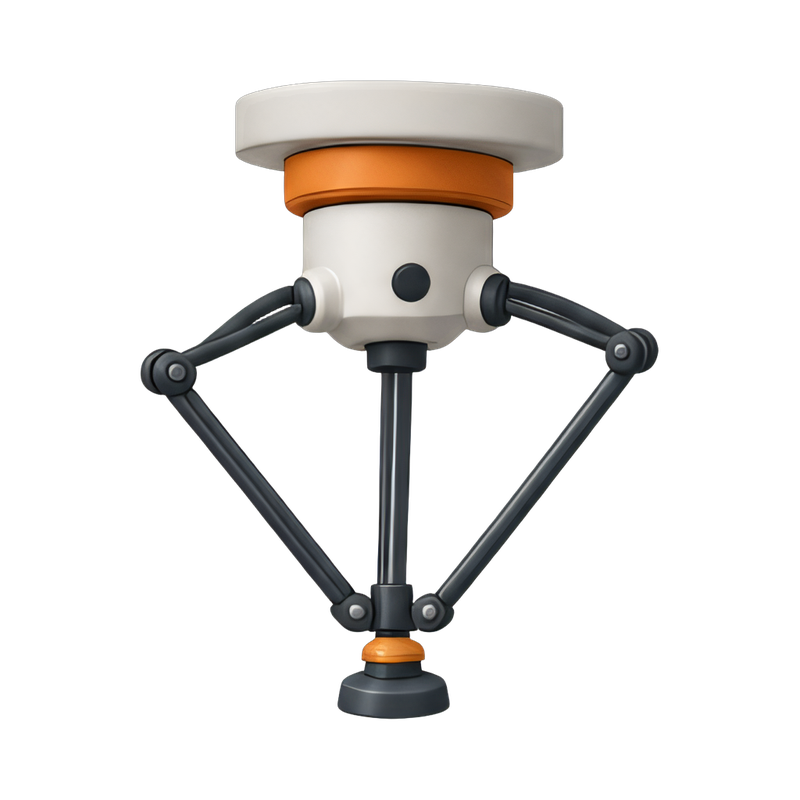 futuristic delta robot design