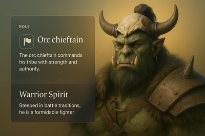 Orc Chieftain: A Powerful Leader in Fantasy Art