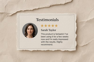 Dynamic Web Illustration for Testimonials Section