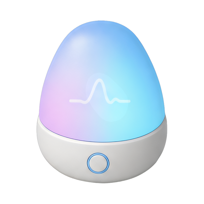 calming breathwork pacing lamp