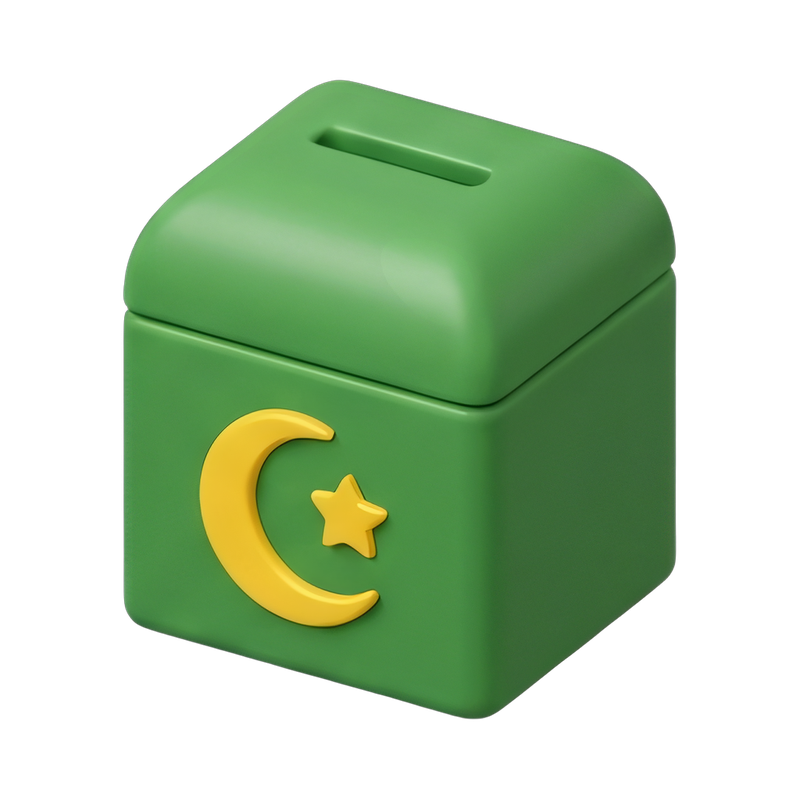 charity donation box for zakat