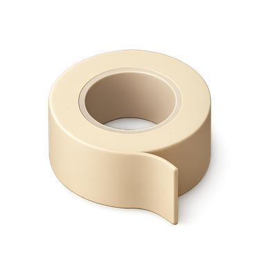 Stylish 3D Icon of Medical Tape Roll in Isometric View