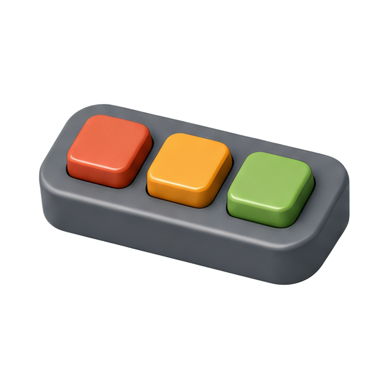customizable preset button row